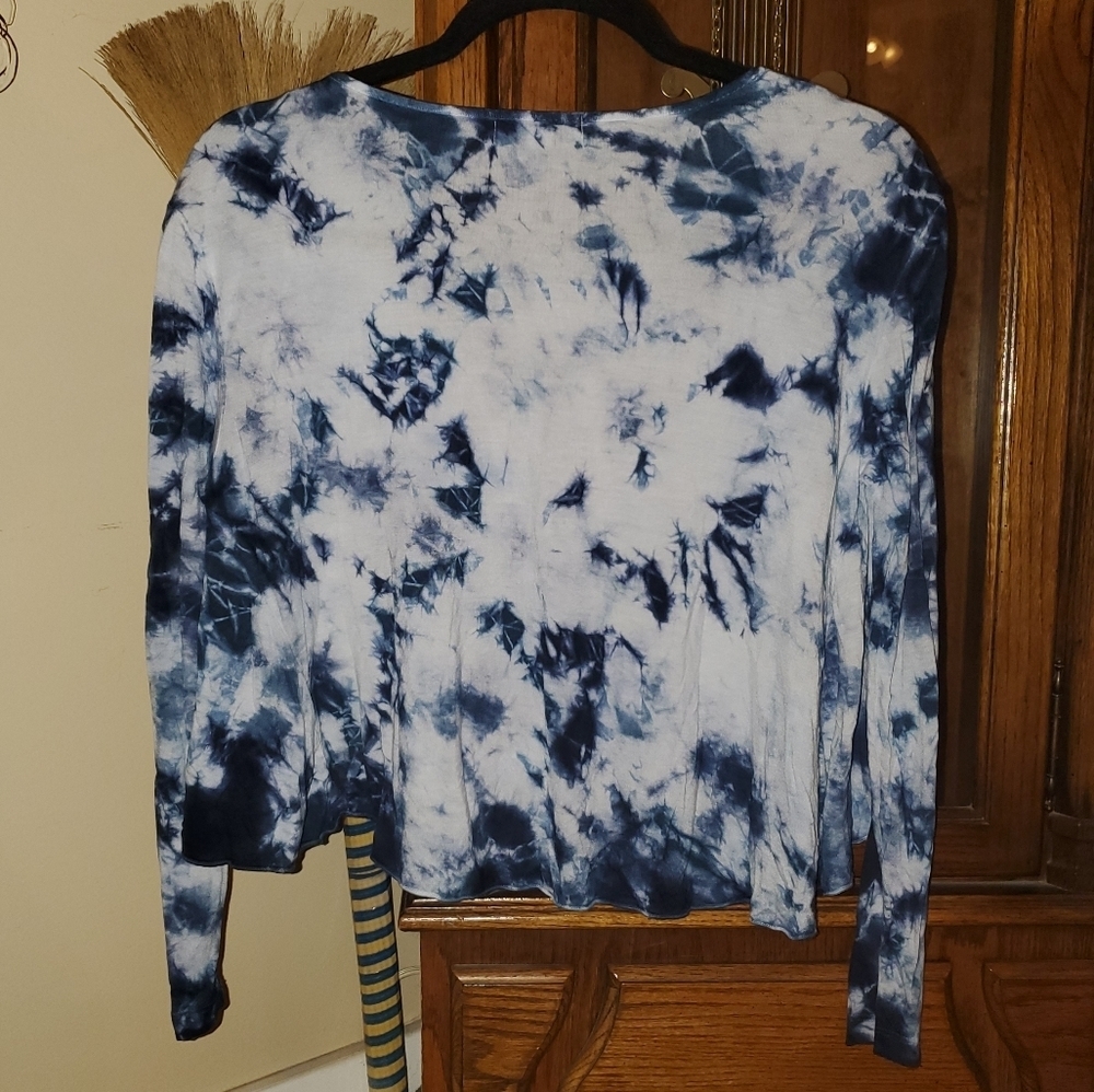 Patrons of Peace Women's Tye-Dye Boho Crop Top - Picture 3 of 6
